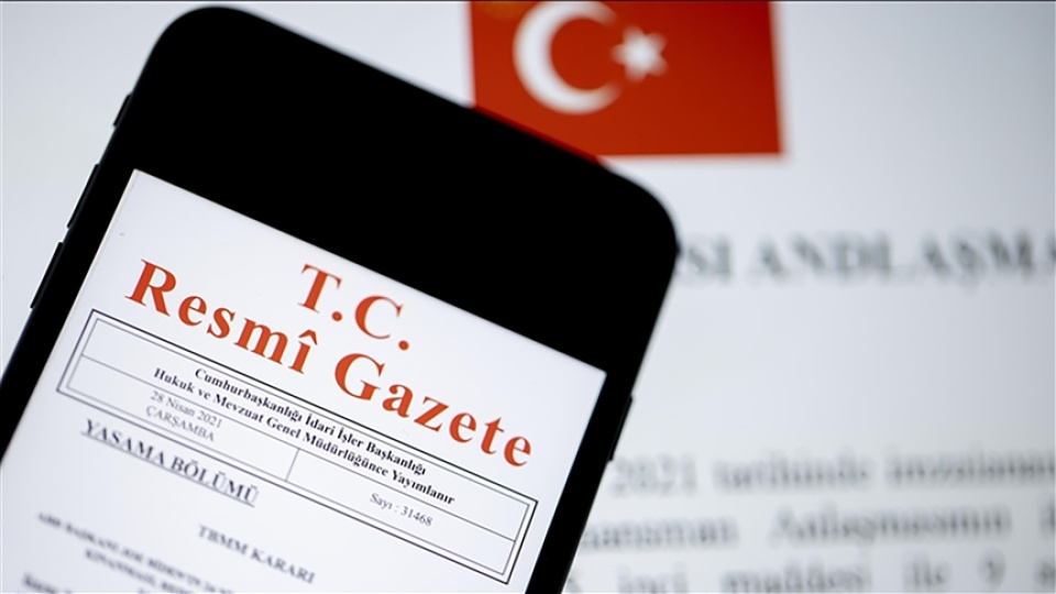 Resmi Gazete'de 6 Mayıs 2026 Yayımlananlar